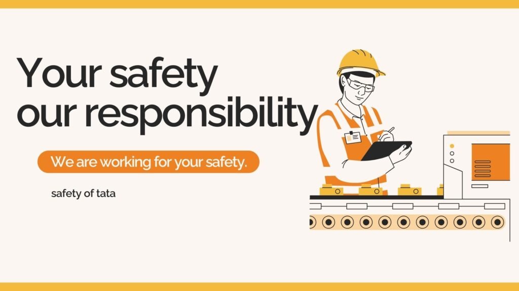 Yellow and Black Simple Workplace Safety Presentation